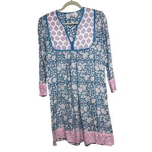Tuckernuck SZ Blockprints Jaipur Mini Dress Sz. M